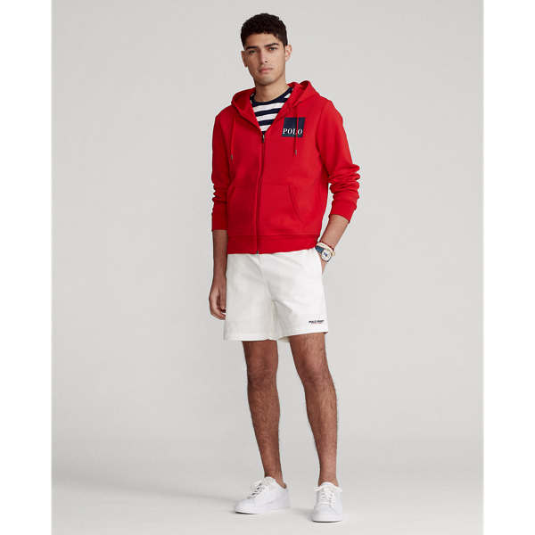 RL Red Logo Double-Knit Hoodie Polo Ralph Lauren 4