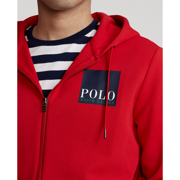 RL Red Logo Double-Knit Hoodie Polo Ralph Lauren 6