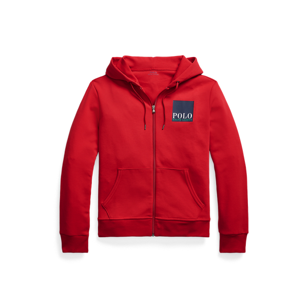 RL Red Logo Double-Knit Hoodie Polo Ralph Lauren 2