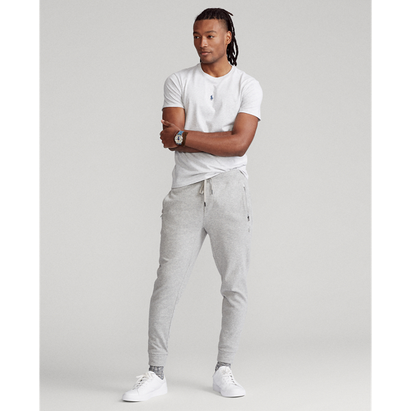 Light Smoke Heather Custom Slim Fit Crewneck T-Shirt Polo Ralph Lauren 4