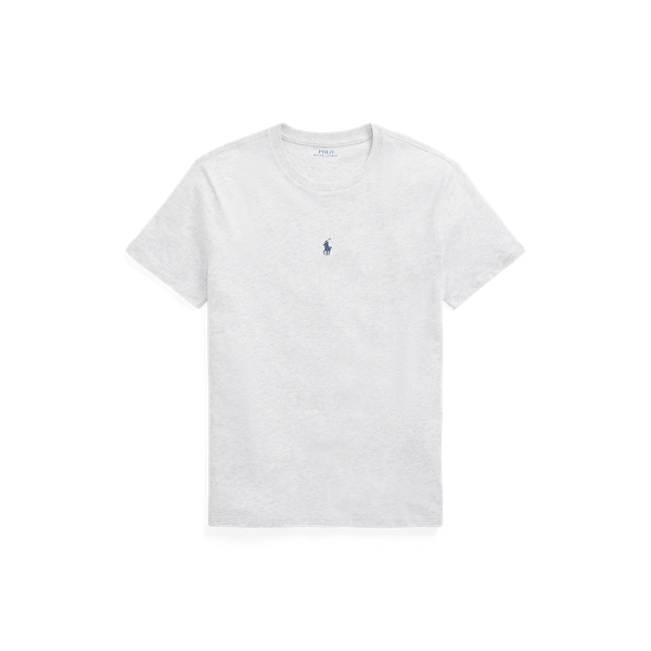 Light Smoke Heather Custom Slim Fit Crewneck T-Shirt Polo Ralph Lauren 2