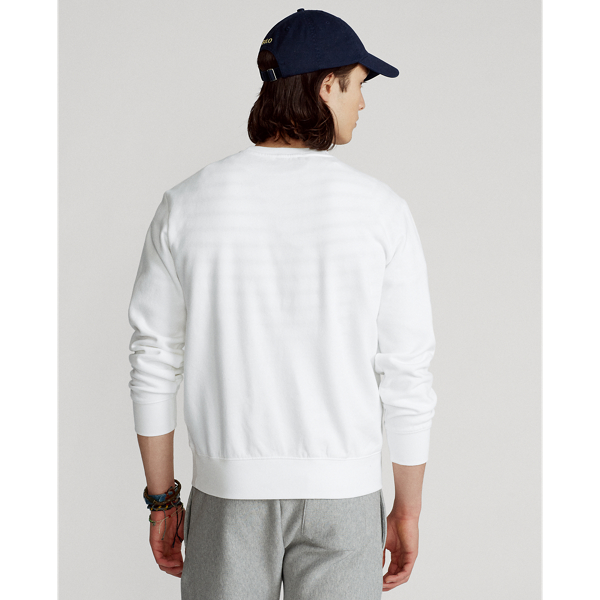 White Big Pony Logo Fleece Sweatshirt Polo Ralph Lauren 5