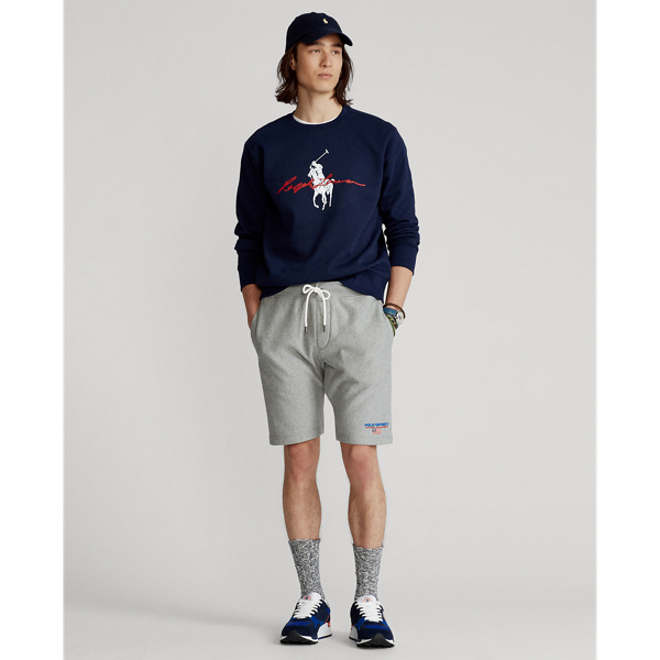 Cruise Navy Big Pony Logo Fleece Sweatshirt Polo Ralph Lauren 4