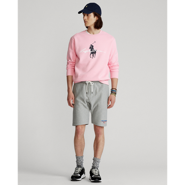 Carmel Pink Big Pony Logo Fleece Sweatshirt Polo Ralph Lauren 4