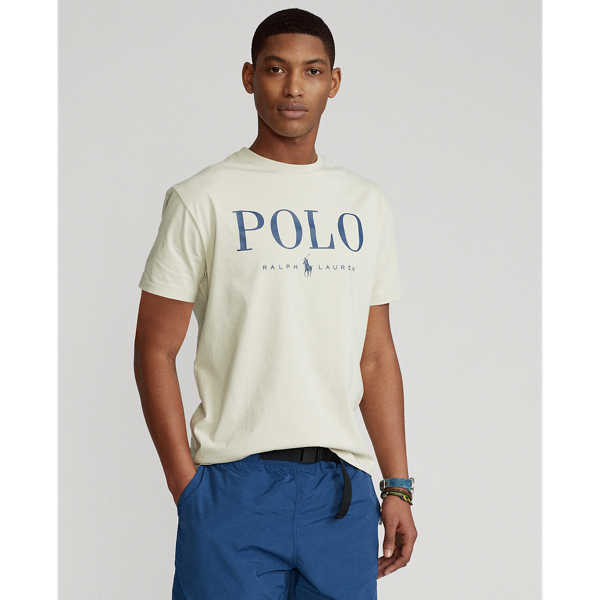 Classic Fit Logo Jersey T-Shirt Polo Ralph Lauren em 1