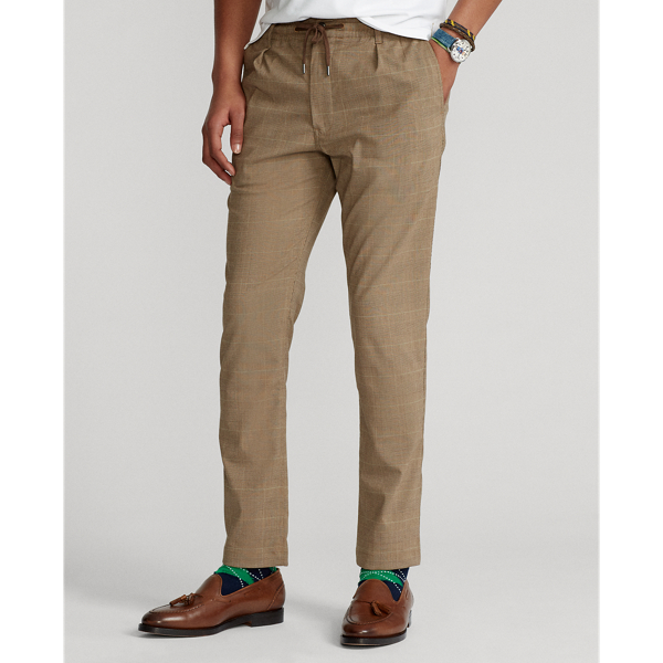 Brown Glen Plaid Slim Tapered Fit Polo Prepster Pant Polo Ralph Lauren 4