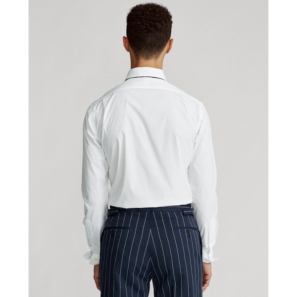 White Custom Fit Poplin Shirt Polo Ralph Lauren 5