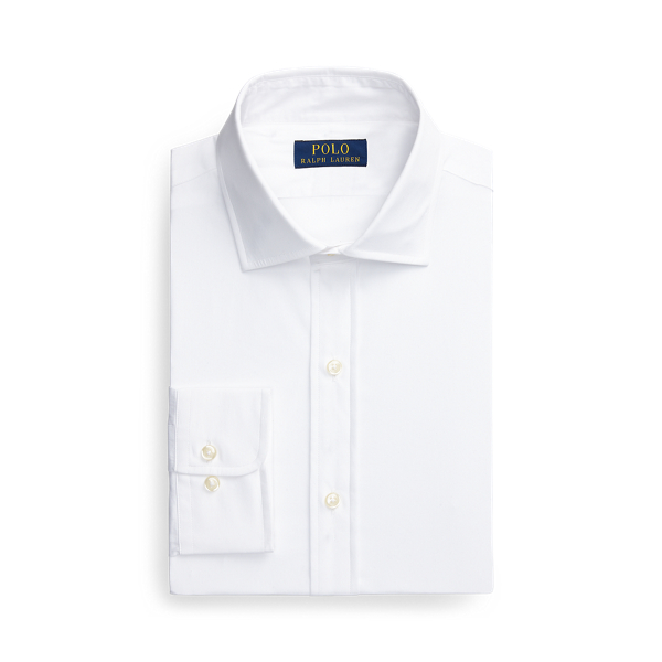 White Custom Fit Poplin Shirt Polo Ralph Lauren 2