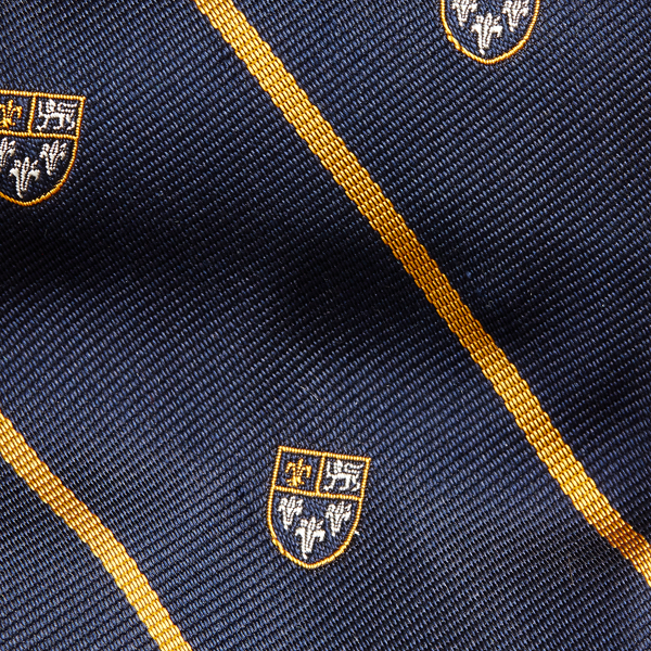Navy/Gold Vintage-Inspired Silk Tie Polo Ralph Lauren 3