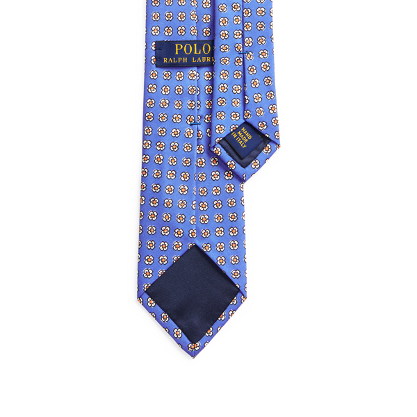 Blue Silk Foulard Narrow Tie Polo Ralph Lauren 2