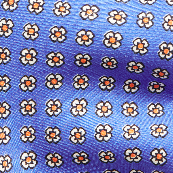 Blue Silk Foulard Narrow Tie Polo Ralph Lauren 3
