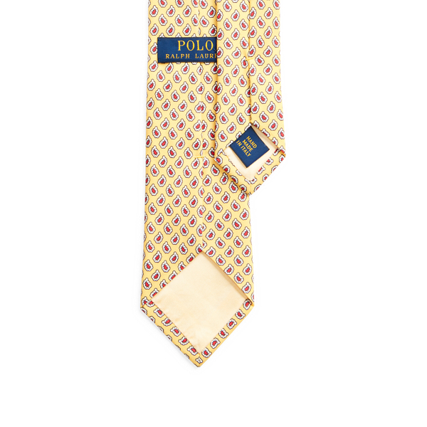 Buff Silk Foulard Narrow Tie Polo Ralph Lauren 2