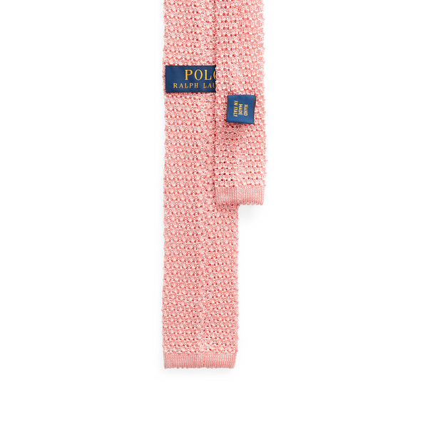 Pink Knit Silk Tie Polo Ralph Lauren 2