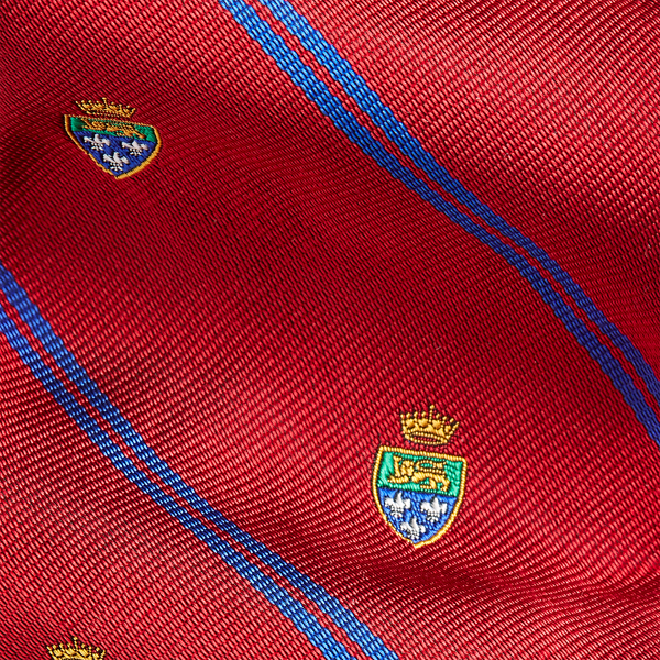 Red Striped Silk Club Tie Polo Ralph Lauren 3