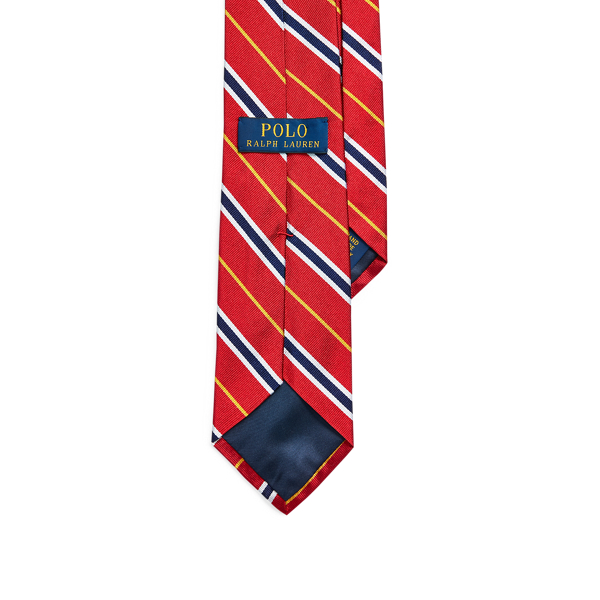 Red Striped Silk Tie Polo Ralph Lauren 2