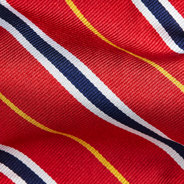 Red Striped Silk Tie Polo Ralph Lauren 3