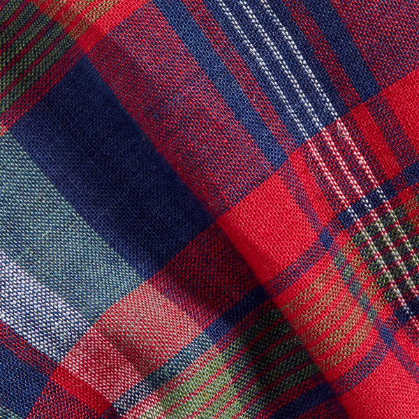 Red Multi Plaid Narrow Tie Polo Ralph Lauren 3