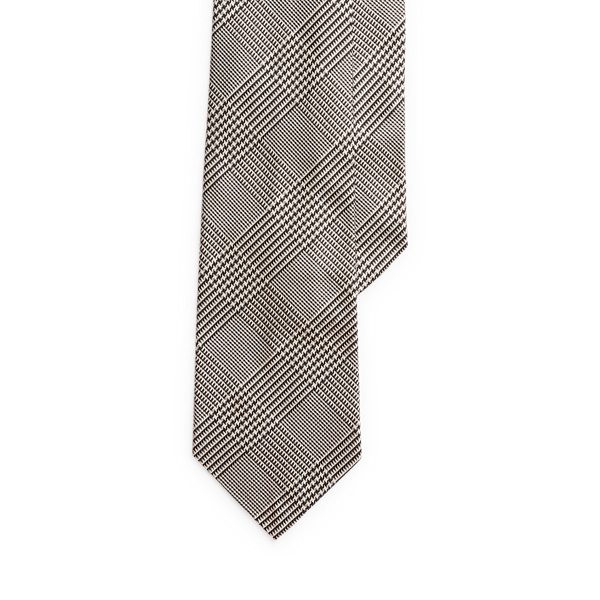 Glen Plaid Silk Tie