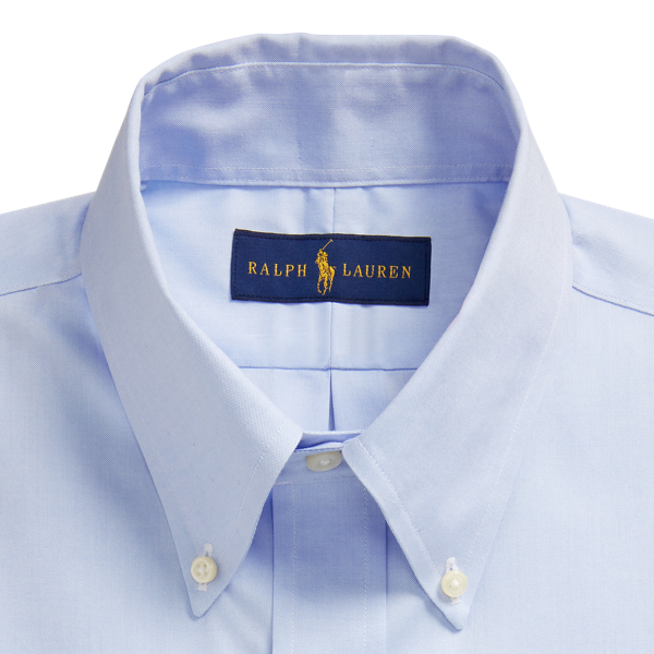 Light Blue/White Custom Fit Oxford Shirt Polo Ralph Lauren 8