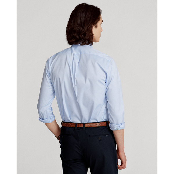 Light Blue/White Custom Fit Oxford Shirt Polo Ralph Lauren 5