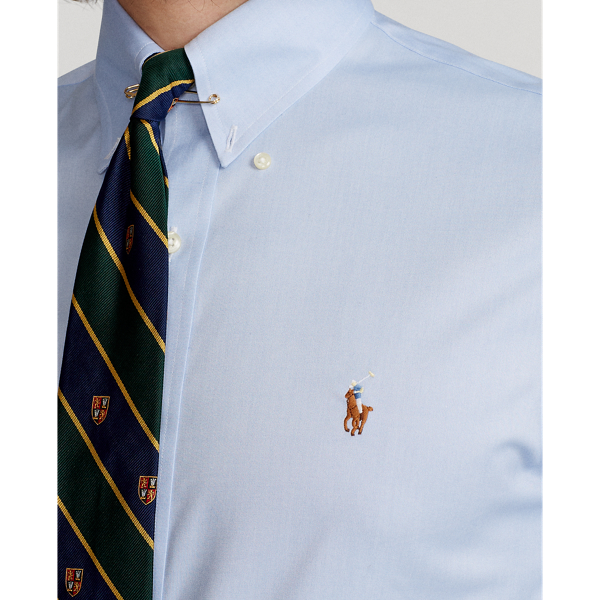 Light Blue/White Custom Fit Oxford Shirt Polo Ralph Lauren 6