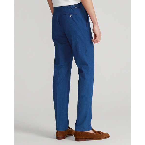 Indigo Indigo Seersucker Suit Trouser Polo Ralph Lauren 5