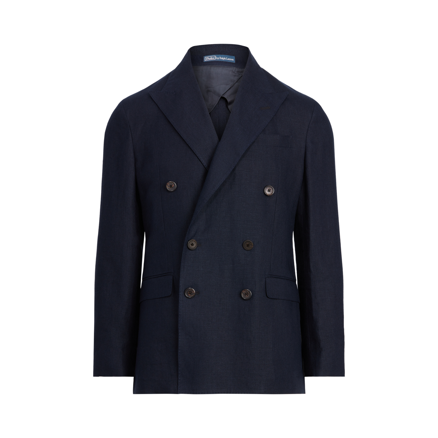 Мужской пиджак Polo Ralph Lauren Polo Soft Tailored Fit Linen Suit, цвет: Тёмный тёмно-синий — фото 6