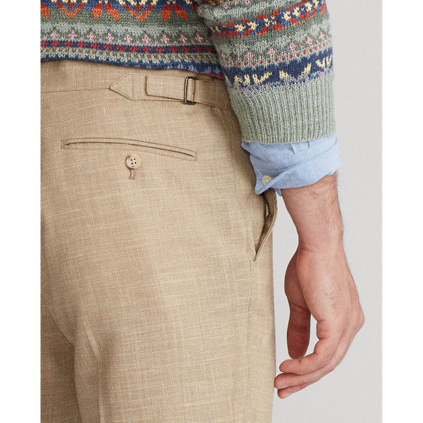Tan Textured Stretch Trouser Polo Ralph Lauren 6