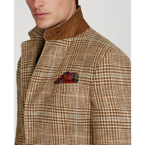 Brown/Tan/Blue The RL67 Glen Plaid Jacket Polo Ralph Lauren 6