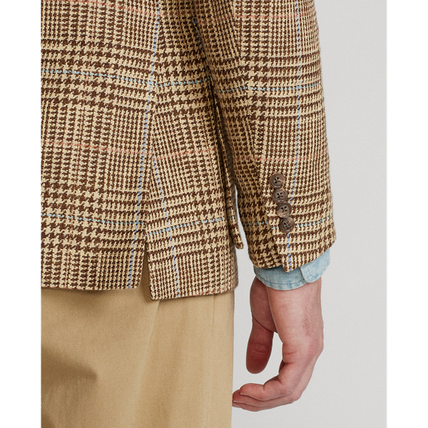 Brown/Tan/Blue The RL67 Glen Plaid Jacket Polo Ralph Lauren 7