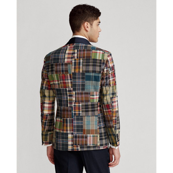 Patchwork Polo Indigo Patchwork Tuxedo Jacket Polo Ralph Lauren 5