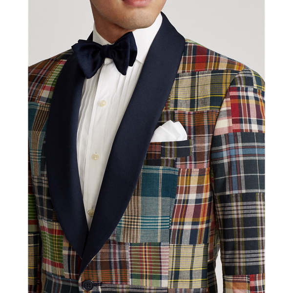 Patchwork Polo Indigo Patchwork Tuxedo Jacket Polo Ralph Lauren 6