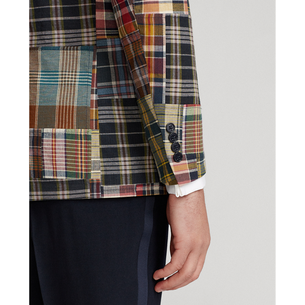 Patchwork Polo Indigo Patchwork Tuxedo Jacket Polo Ralph Lauren 7
