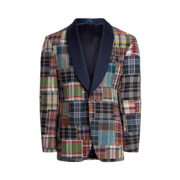 Patchwork Polo Indigo Patchwork Tuxedo Jacket Polo Ralph Lauren 2