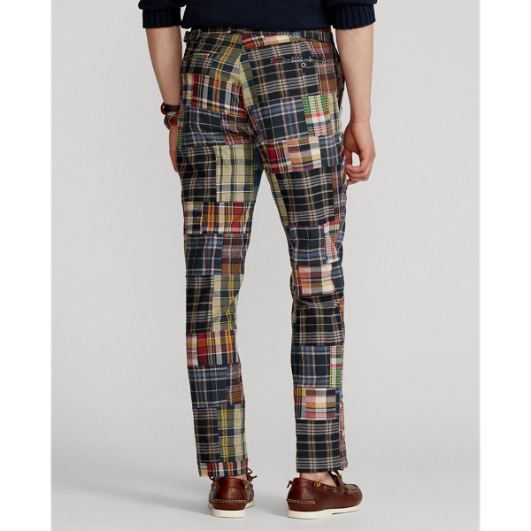 Patchwork Indigo Plaid Patchwork Trouser Polo Ralph Lauren 5