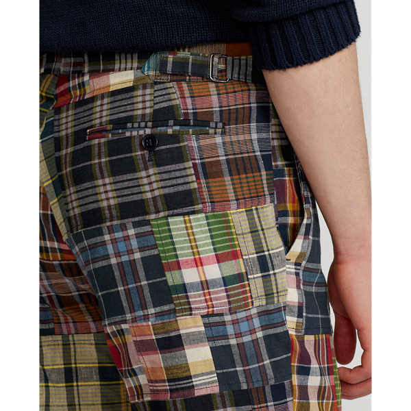 Patchwork Indigo Plaid Patchwork Trouser Polo Ralph Lauren 6