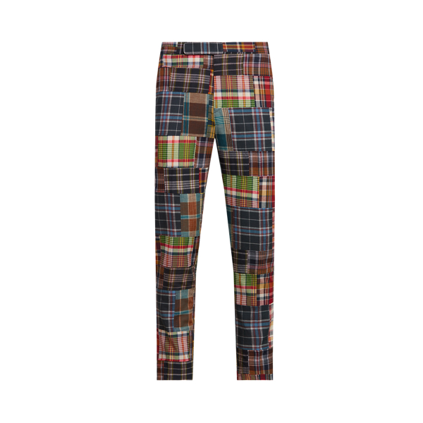 Patchwork Indigo Plaid Patchwork Trouser Polo Ralph Lauren 2
