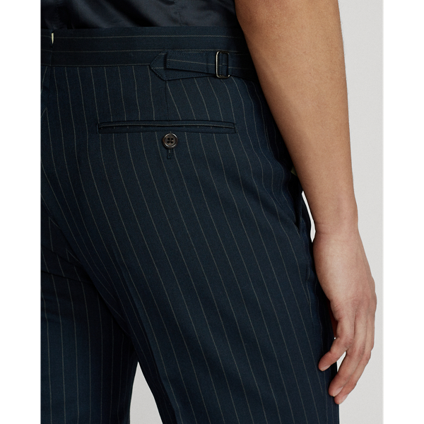 Navy Striped Wool Suit Trouser Polo Ralph Lauren 6