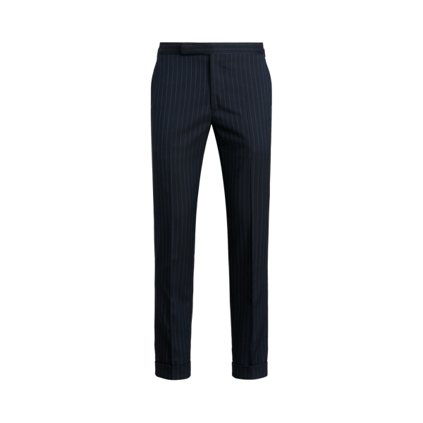 Navy Striped Wool Suit Trouser Polo Ralph Lauren 2