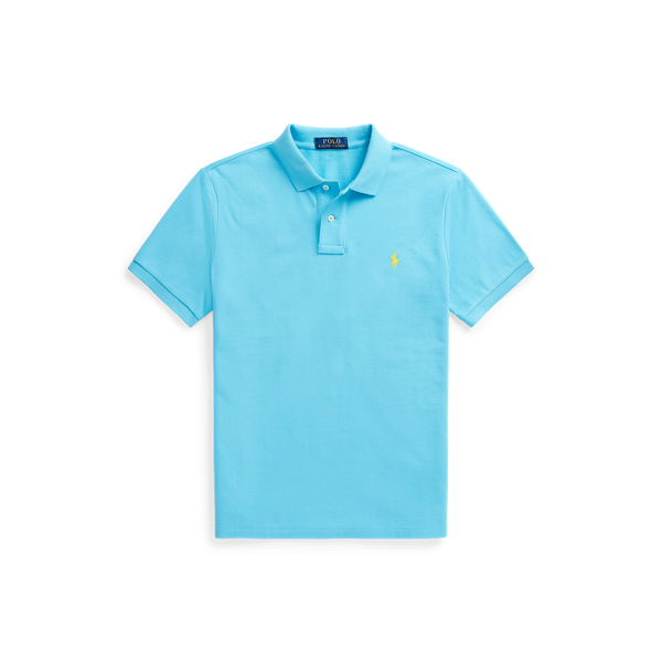 Lindsay Blue The Iconic Mesh Polo Shirt Big & Tall 2
