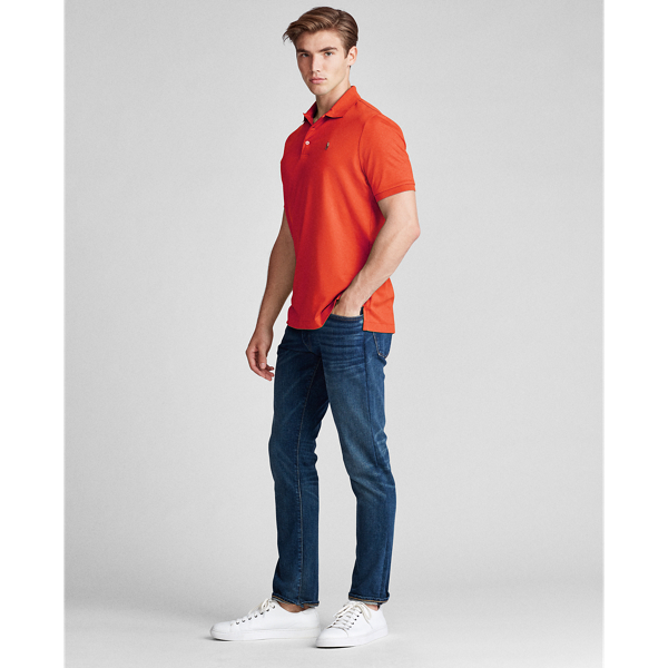 Red Soft Cotton Polo Shirt Big & Tall 3