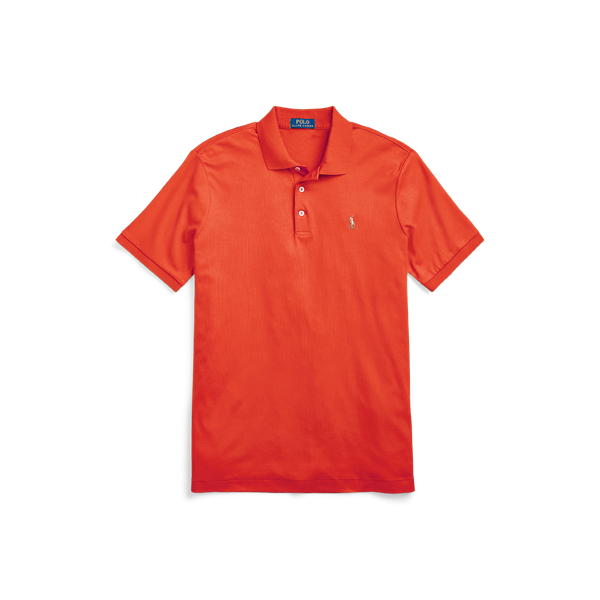 Red Soft Cotton Polo Shirt Big & Tall 2