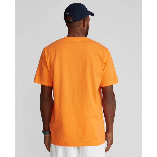 Resort Orange Jersey Crewneck T-Shirt Big & Tall 5