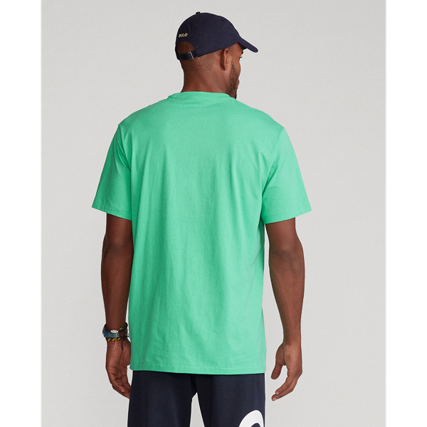 Sunset Green Jersey Crewneck T-Shirt Big & Tall 5