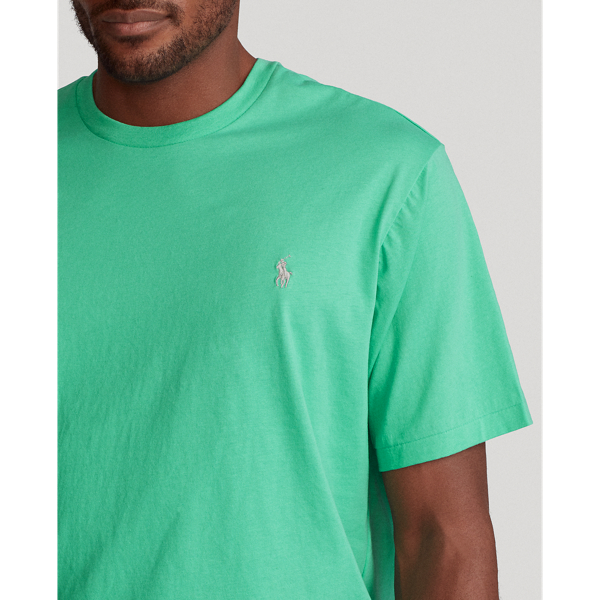 Sunset Green Jersey Crewneck T-Shirt Big & Tall 6