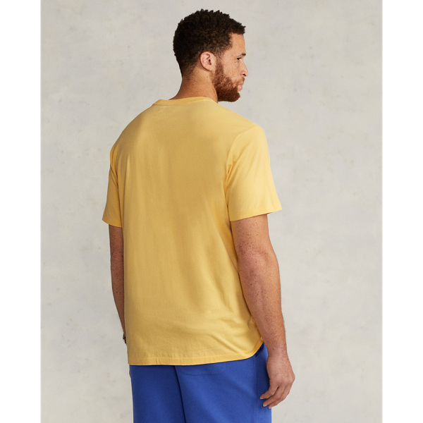 Corn Yellow Jersey Crewneck T-Shirt Big & Tall 5
