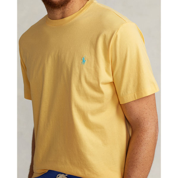 Corn Yellow Jersey Crewneck T-Shirt Big & Tall 6