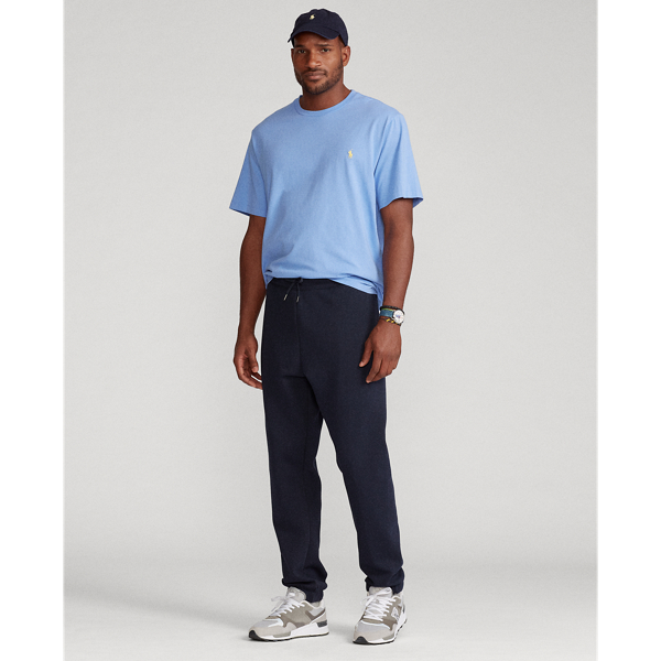 Cabana Blue Jersey Crewneck T-Shirt Big & Tall 4