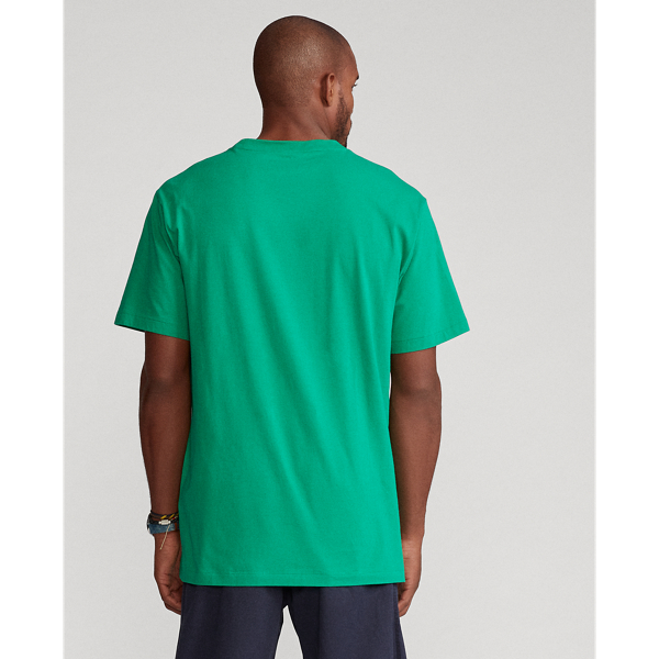 Scarab Green Jersey Crewneck T-Shirt Big & Tall 5