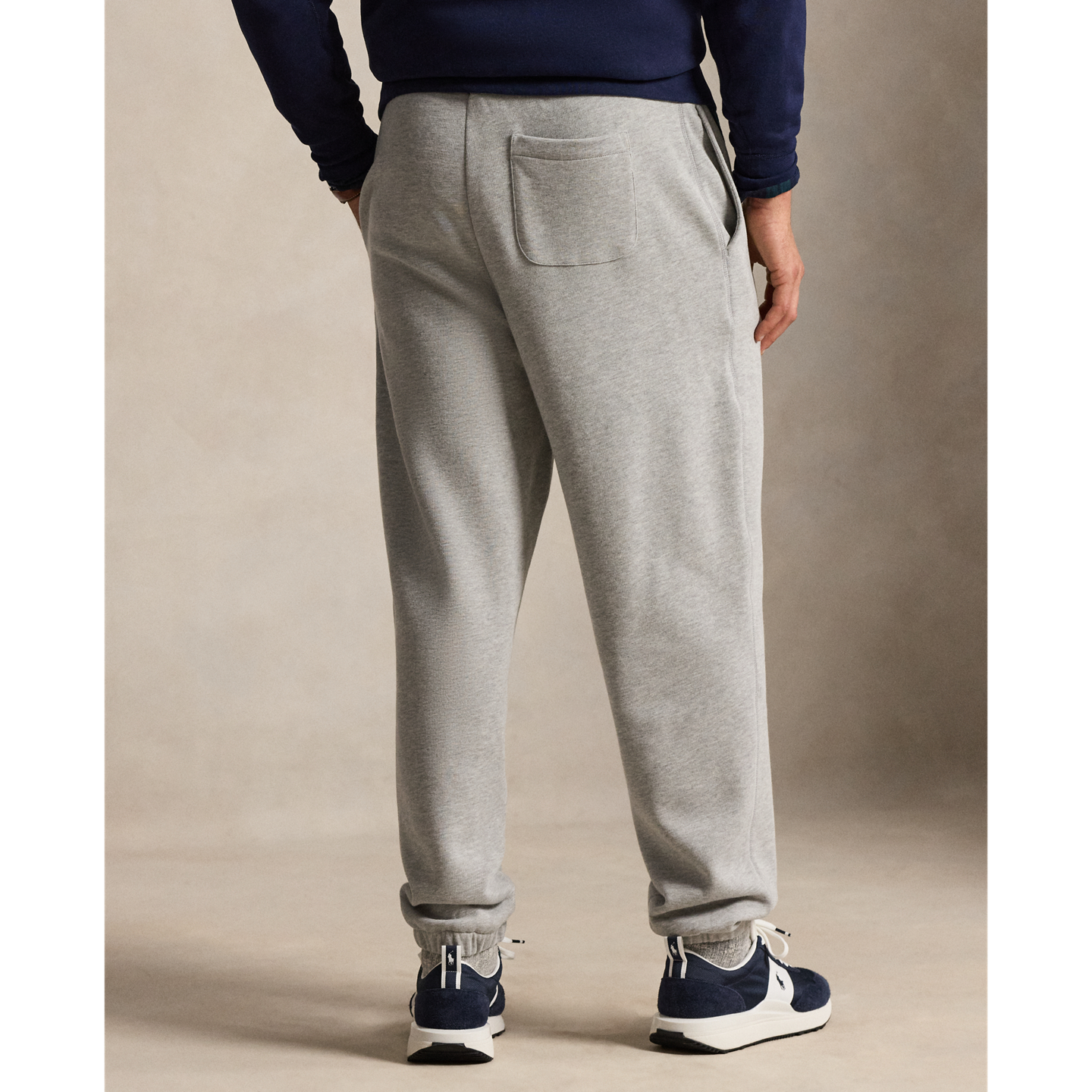 Мужские брюки Ralph Lauren The RL Fleece Sweatpant, цвет: Меланжевый — фото 2